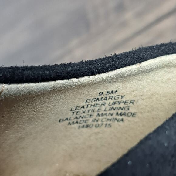 Easy Spirit E360 Esmargy Leather Suede Slip On Loafer Black Women's Sz 9.5 M - Picture 9 of 9